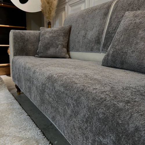 غطاء أريكة مخملي فاخر