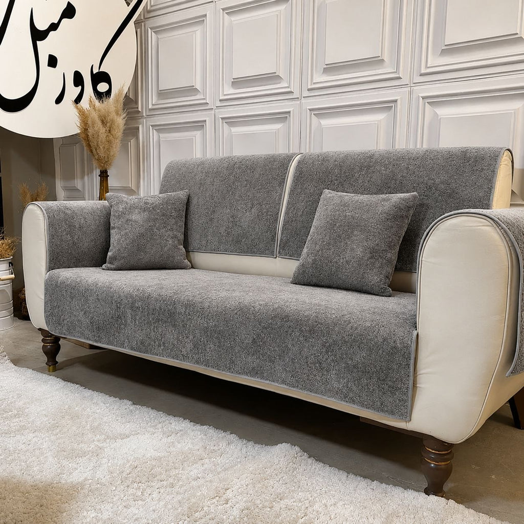 غطاء أريكة مخملي فاخر