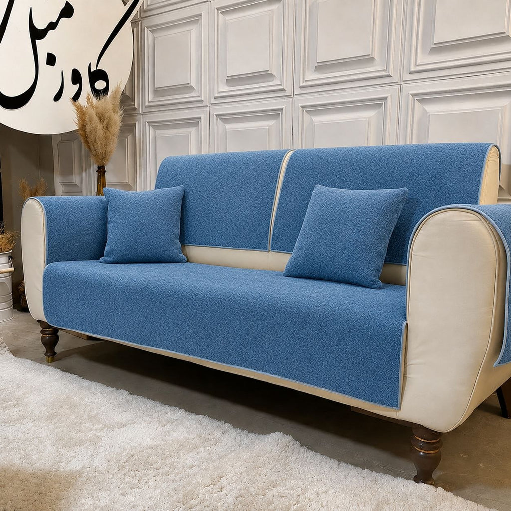 غطاء أريكة مخملي فاخر