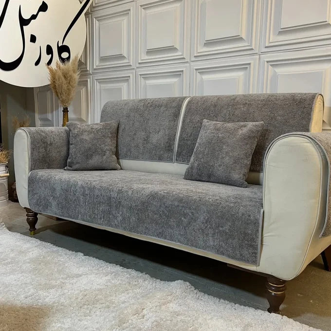غطاء أريكة مخملي فاخر